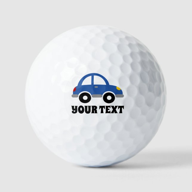 Belle voiture jouet balle de golf pour enfants jeu (Recto)