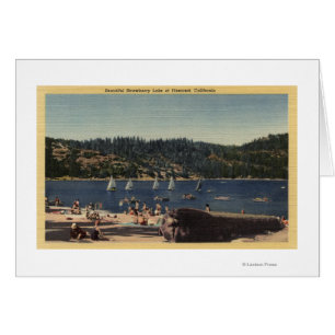 Belle vue de lac strawberry
