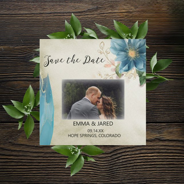 Belle Watercolor Wedding Save the Date (Von Creator hochgeladen)