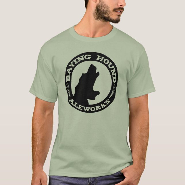 Bellender der Jagdhund-T - Shirt der Männer (Vorderseite)