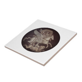Bellerophon on Pegasus Fliese