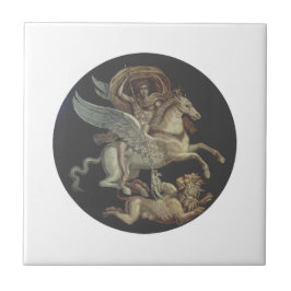 Bellerophon on Pegasus Fliese
