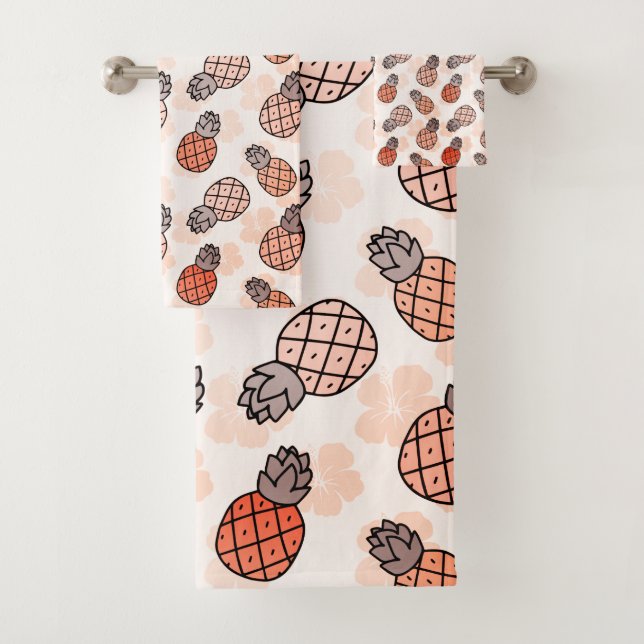 Belles ananas couleur orange (En situation)