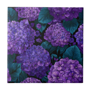 Belles Carreaux Hydrangeas Pour Cuisine Rustique