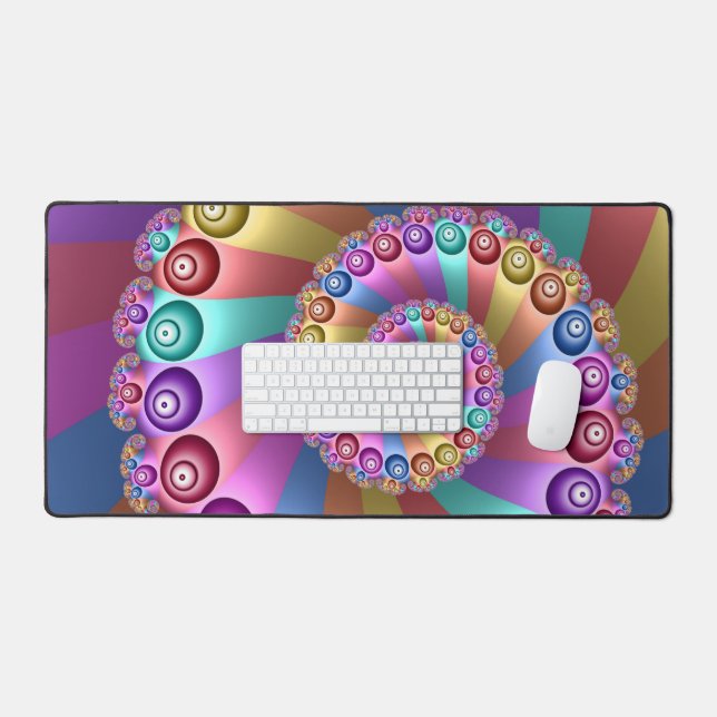Belles couleurs arc-en-ciel Art fractal Abstrait (Clavier et souris)
