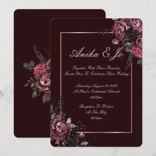BELLES COULEURS DE CHUTE FAIRE-PART DE MARIAGE FLO