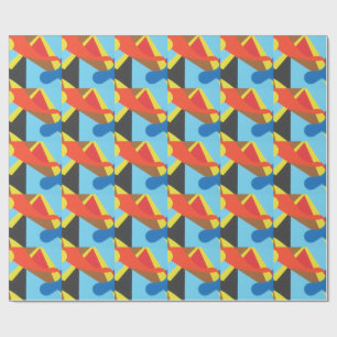 Belles couleurs vives ! Papier cadeau