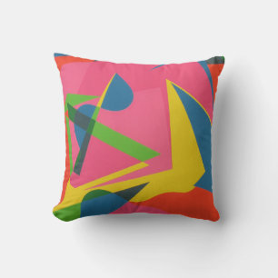 Belles et Vibrantes Couleurs! Coussin de jet
