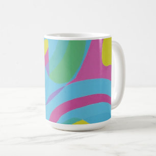 Belles et Vibrantes Couleurs ! Tasse à Café