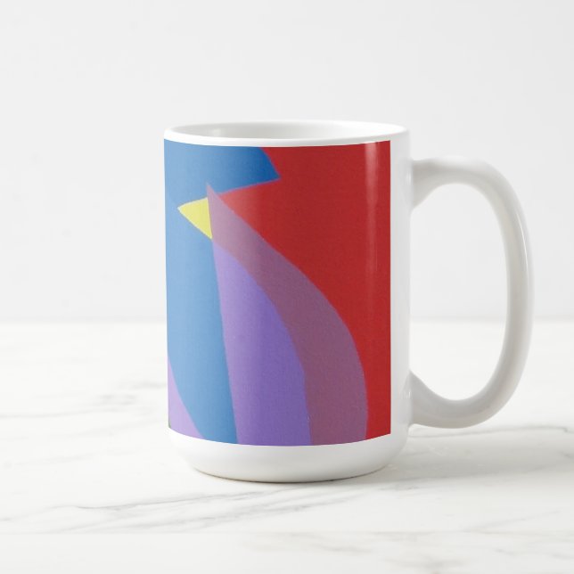 Belles et Vibrantes Couleurs ! Tasse à Café (Droite)