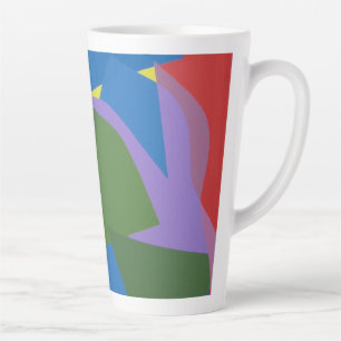 Belles et Vibrantes Couleurs ! Tasse à Latte