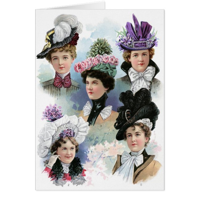 Belles femmes Casquettes de printemps de créatrice (Devant)