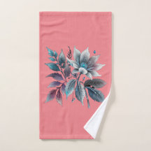 belles feuilles et fleurs
