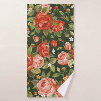 Belles fleurs de pivoine sans couture motif