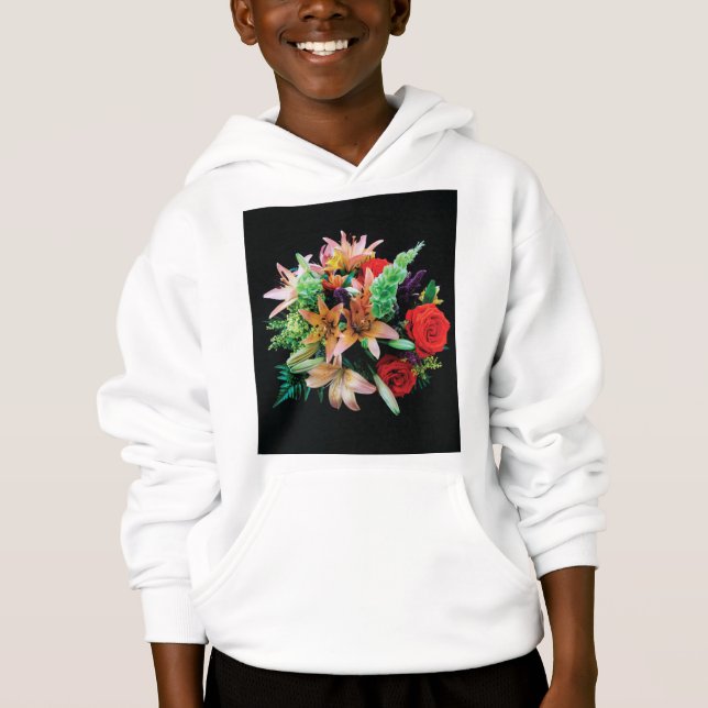 Belles Fleurs Jeter Oreiller (Devant)