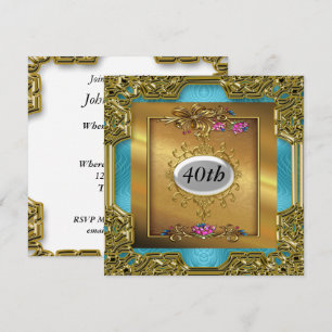 Belles invitations de fête d'anniversaire