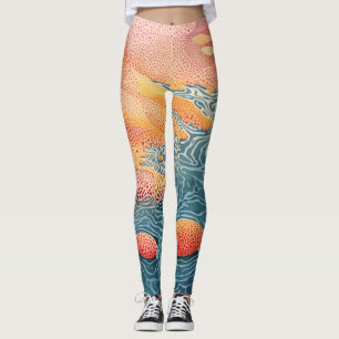 Belles Leggings abstraits traditionnels