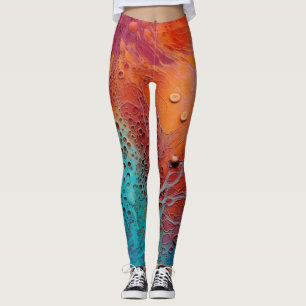 Belles Leggings abstraits traditionnels