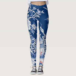 Belles Leggings d'Art Abstrait Traditionnel