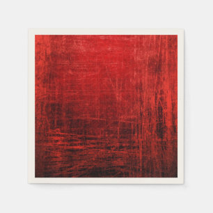 Belles serviettes en papier rouge !