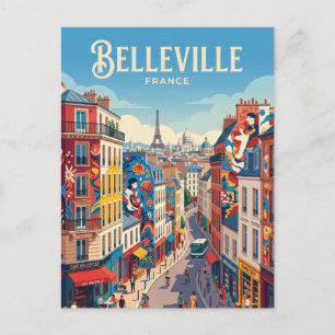 Belleville Frankreich Postkarte
