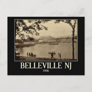 Belleville, New Jersey, Vintag Postkarte