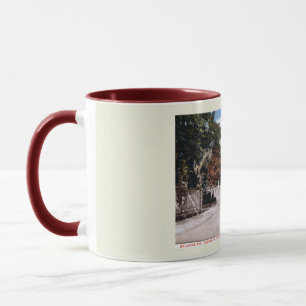Bellevue Ave, Newport RI Vintage Mug