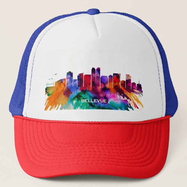 Bellevue Skyline Truckerkappe (Vorderseite)