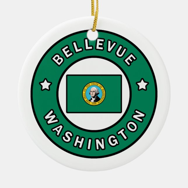Bellevue Washington Keramik Ornament (Vorne)