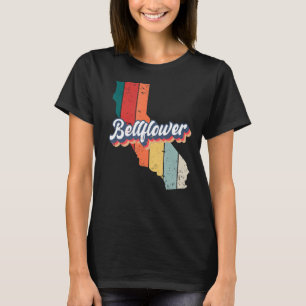 Bellflower City Retro Vintages Heimat T-Shirt