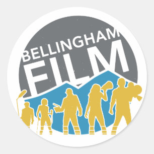 Bellingham Film-Aufkleber rund Runder Aufkleber