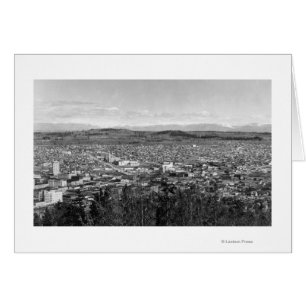 Bellingham, WA Vue de la ville depuis Sehome Hill 