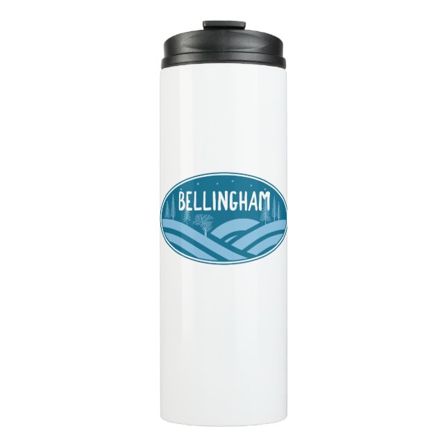 Bellingham Washington Outdoor Thermosbecher (Vorderseite)