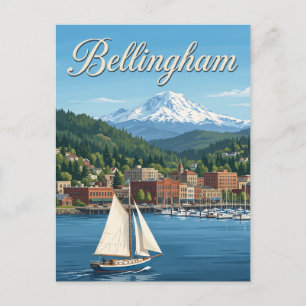 Bellingham, Washington Postkarte