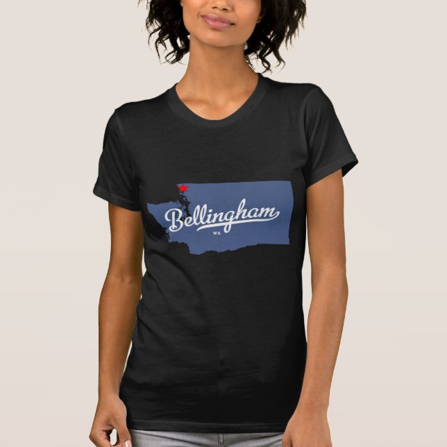 Bellingham Washington WA Shirt (Vorderseite)