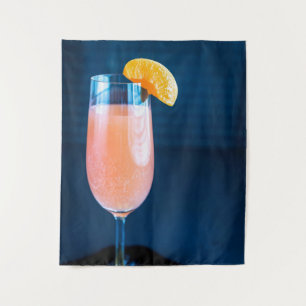 Bellini-Cocktail Wandteppich