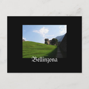 Bellinzona Schweiz Postkarte