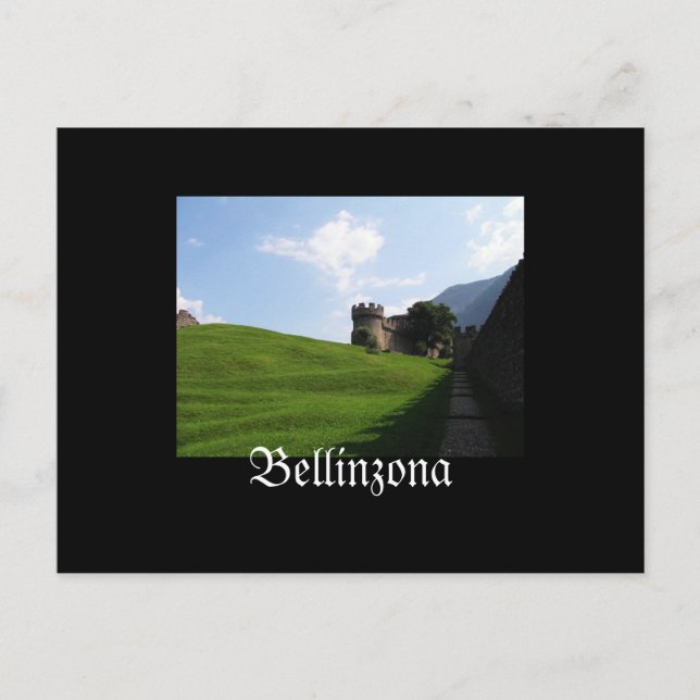 Bellinzona Schweiz Postkarte (Vorderseite)