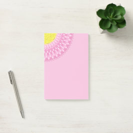 Bellis Mandala Post-it Klebezettel
