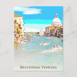 ** Bellissima - Italienische Sprache Venedig . Ven Postkarte