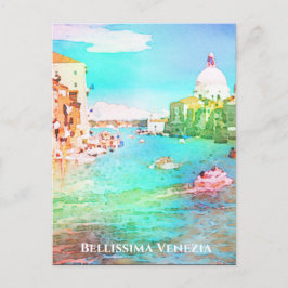 ** Bellissima Italienische Sprache Venedig Venedig Postkarte