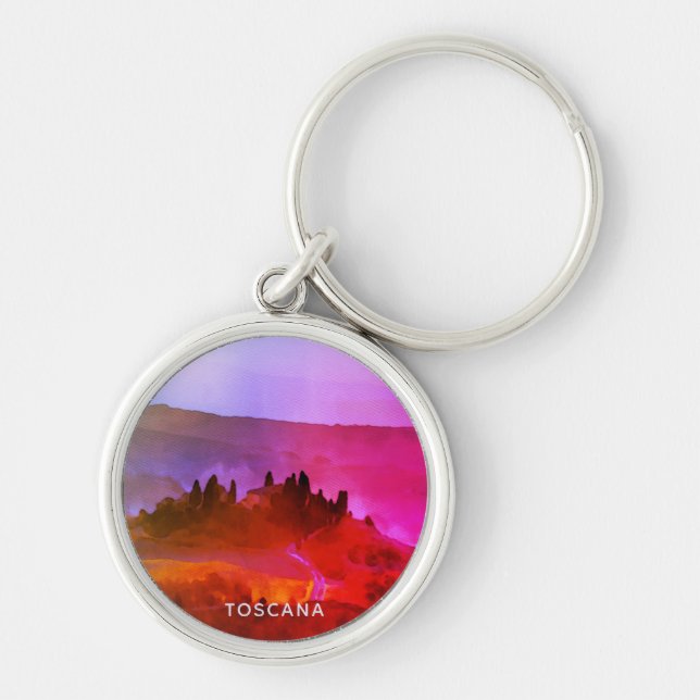 *~* Bellissima Toscana - Italienische Sprache der  Schlüsselanhänger (Vorne)