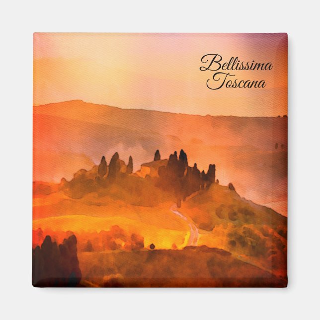 *~* Bellissima Toscana Italienische Sprache der To Magnet (Vorne)