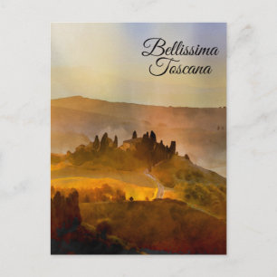 *~* Bellissima Toscana Italienische Sprache P Postkarte