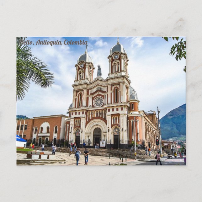 Bello, Antioquia, Kolumbien Postkarte (Vorderseite)