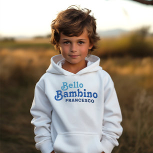 Bello Bambino Niedliche italienische Jungs Kinderd Hoodie