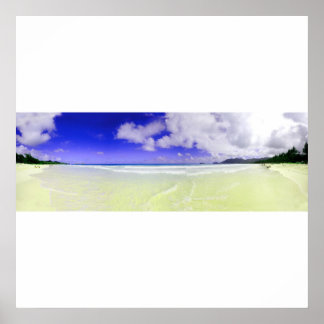 Bellows Beach Panorama Premium Poster