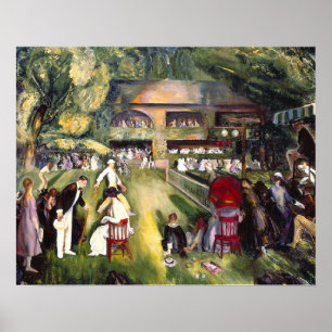 Bellows - Tennis in Newport, feine Kunst, Poster
