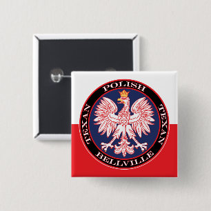 Bellville Round Polish Texan Button