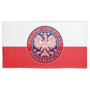 Bellville Texas Polnischer Adler Kissenbezug